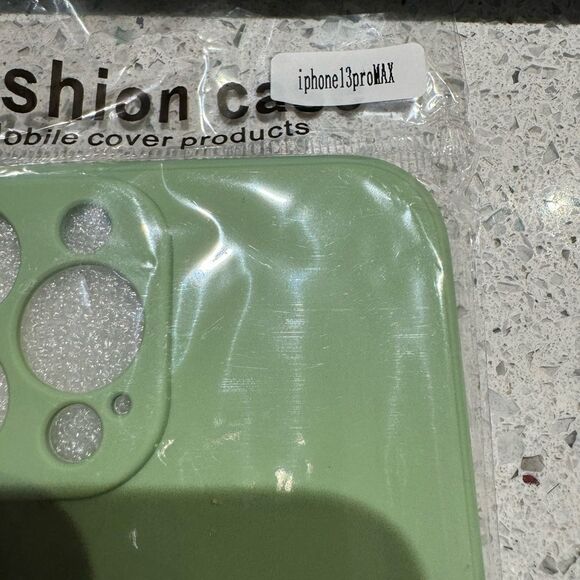 IPhone 13 Pro Max Case 6.7", Slim Liquid Silicone  Soft Gel Fashion Case - Picture 6 of 6